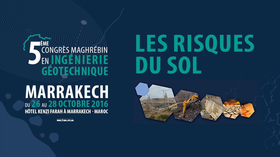 5EME CONGRES MAGHREBIN EN INGENIERIE GEOTECHNIQUE